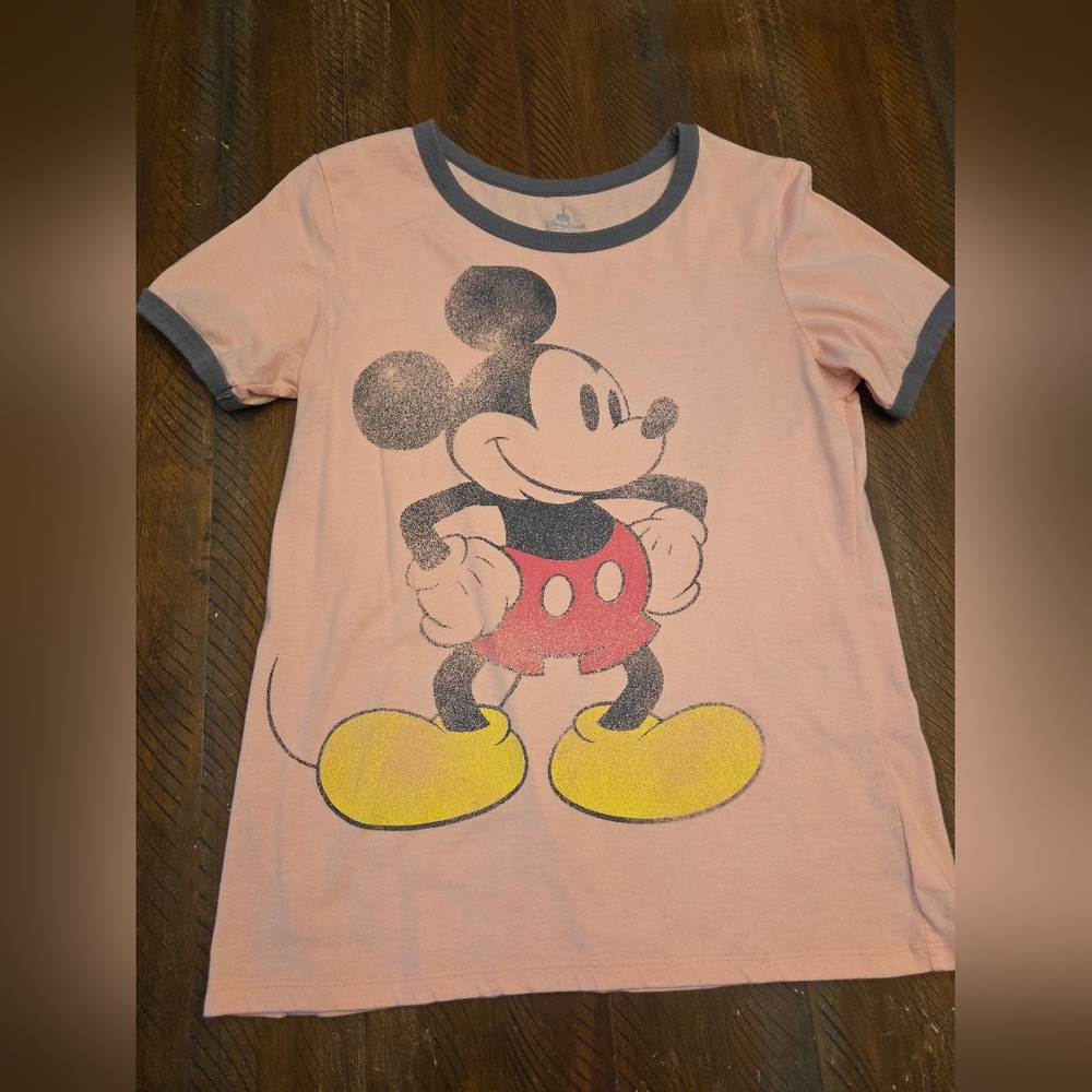 🎈2/$15 Disney Mickey Mouse Light Pink Tee